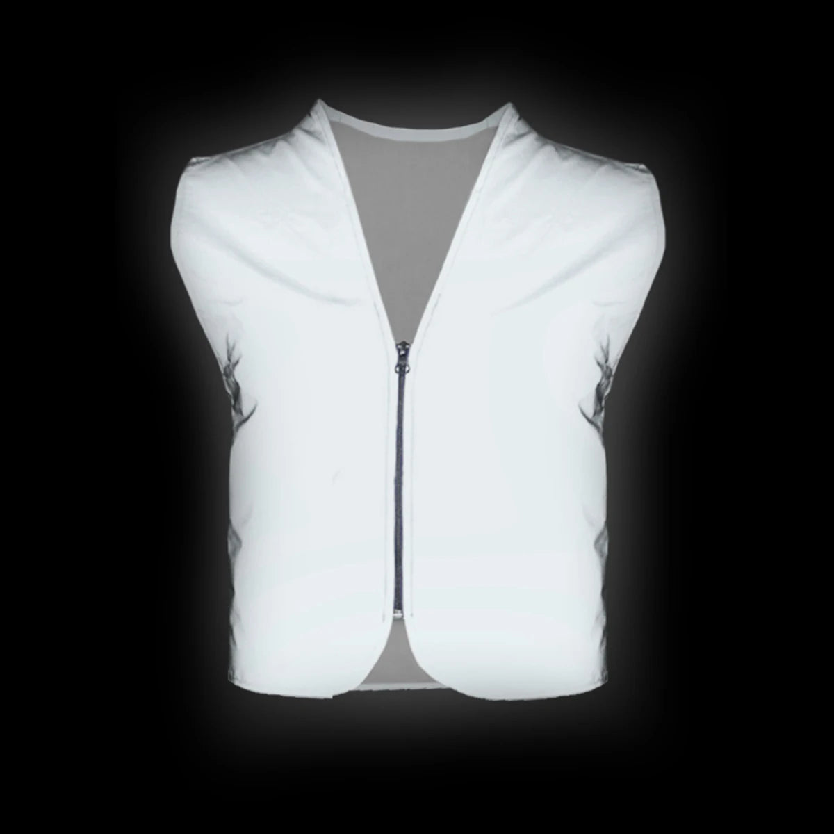Full Reflective Safety Vest – Hi-Vis Zip Gilet for Riding, Cycling & Running