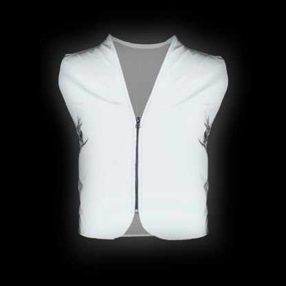 Full Reflective Safety Vest – Hi-Vis Zip Gilet for Riding, Cycling & Running