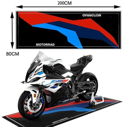 Motorcycle Floor Mat – Rider-Inspired Garage Accent