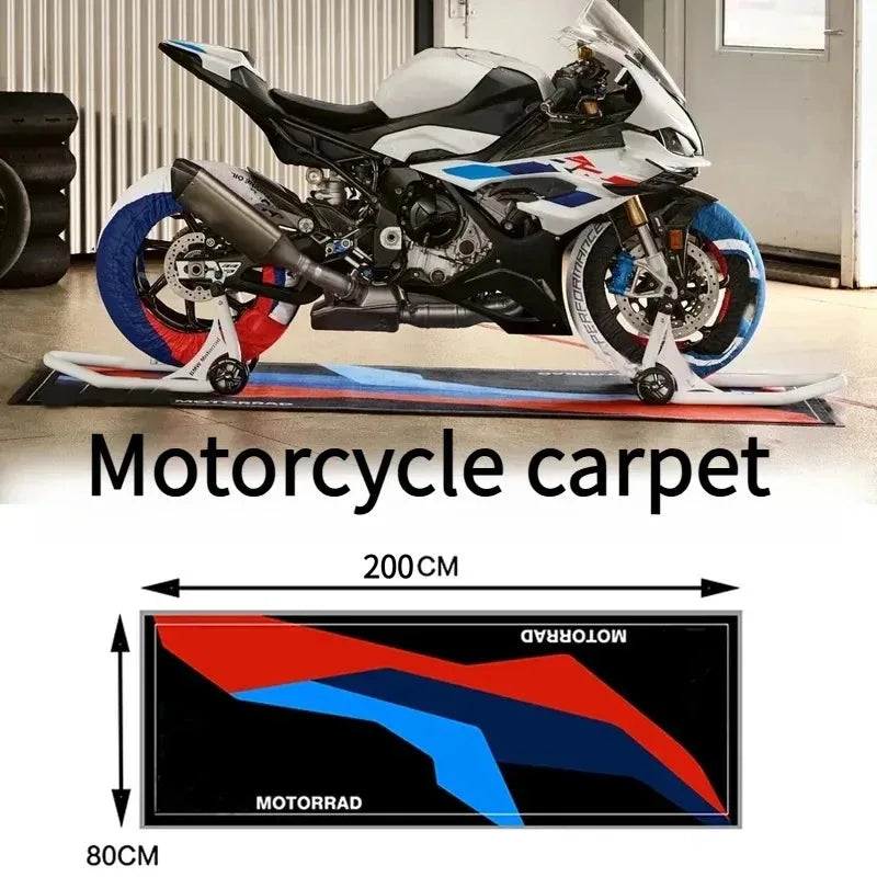 Motorcycle Floor Mat – Rider-Inspired Garage Accent