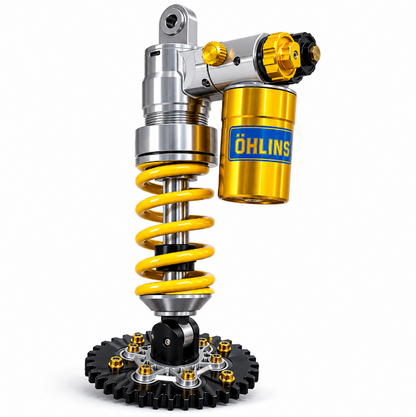 Shock Absorber Suspension Spring Desk Lamp