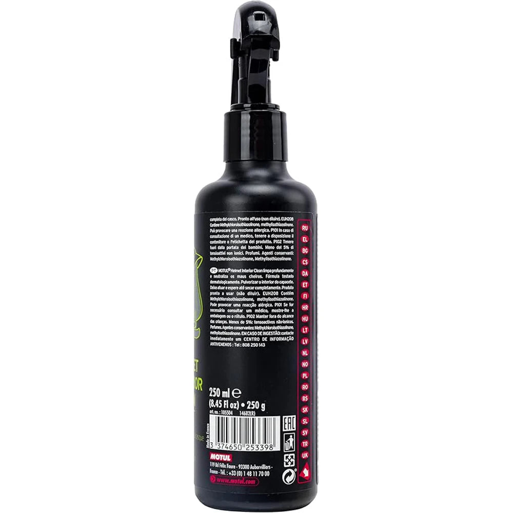 Helmet Interior Cleaner & Disinfectant Spray 250ml