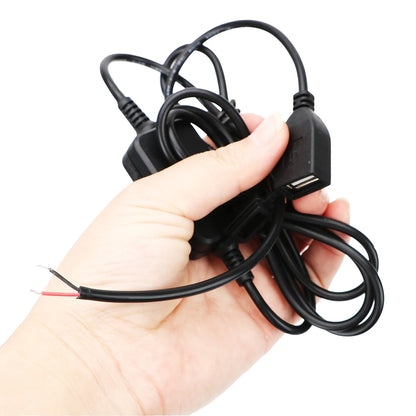 Motorcycle USB Charger Power Adapter – 12V-24V to 5V 2A Handlebar Mount