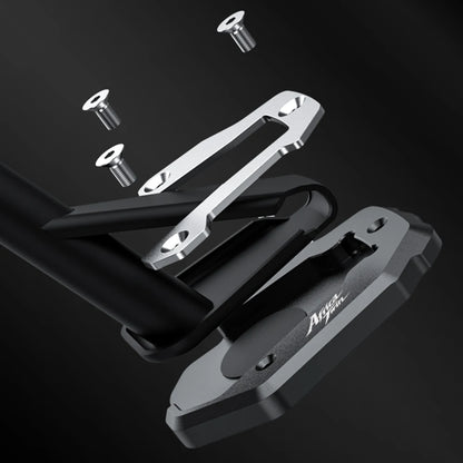CNC Aluminum Motorcycle Kickstand Extension Pad – 3 Colors