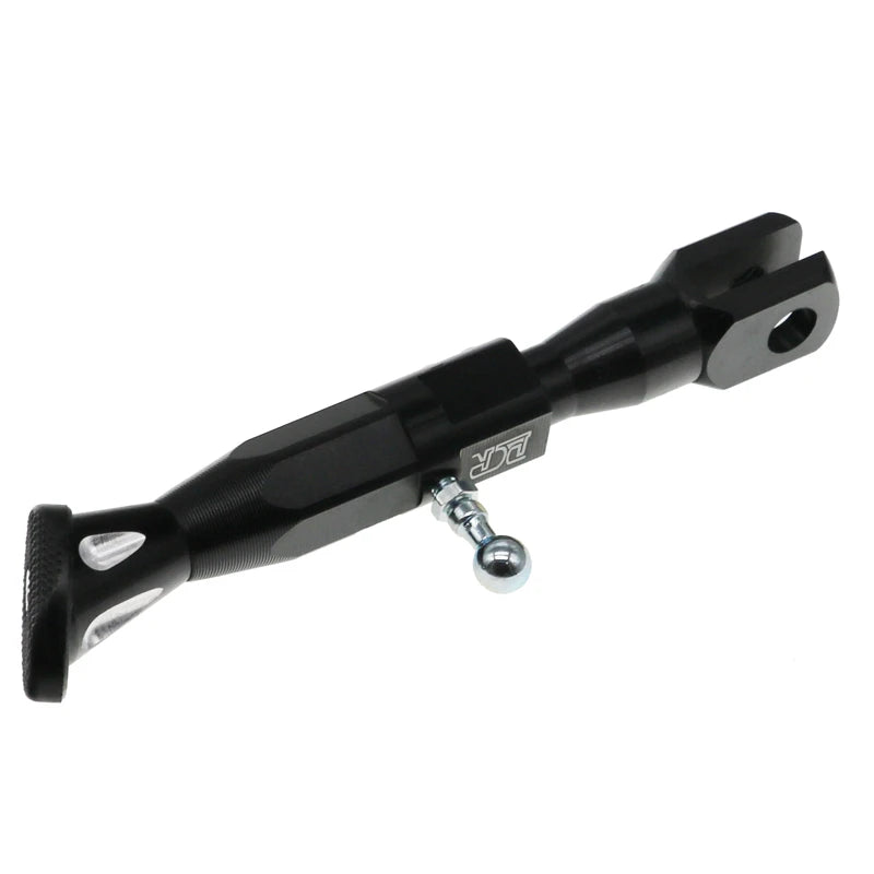 CNC Aluminum Adjustable Motorcycle Kickstand – 21–25 cm Height Range | 3 Colors