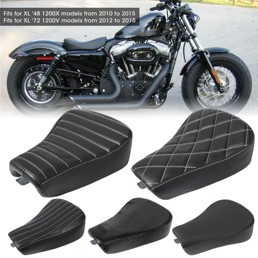 PU Leather Motorcycle Solo Seat – Bobber Sportster Style