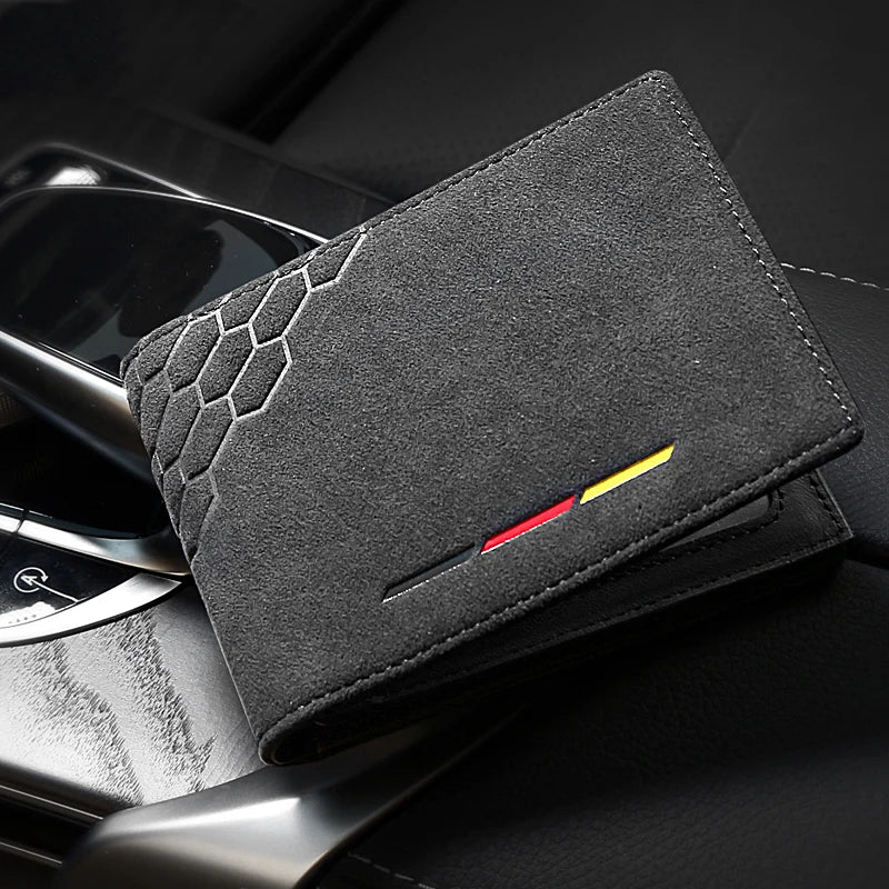 Men's Leather Wallet – Driver License & Multi-Card Holder