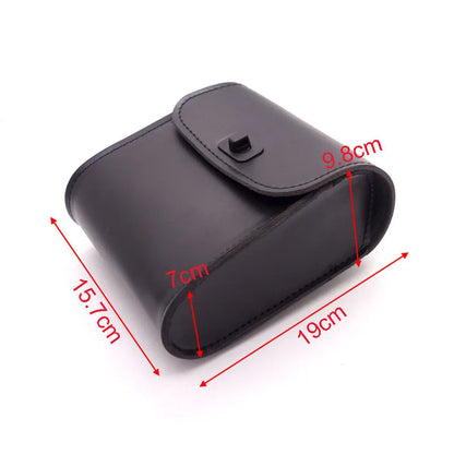 Black PU Leather Motorcycle Tool Bag