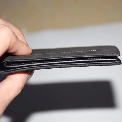 Men's Leather Wallet – Driver License & Multi-Card Holder
