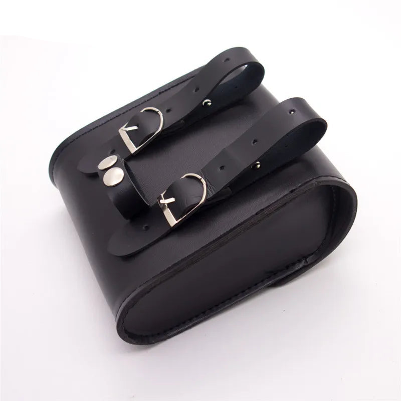 Black PU Leather Motorcycle Tool Bag