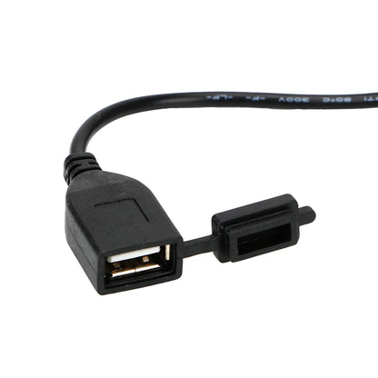 Motorcycle USB Charger Power Adapter – 12V-24V to 5V 2A Handlebar Mount