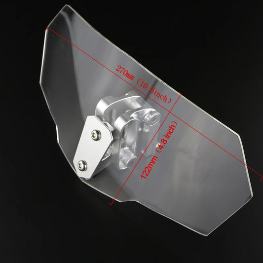 Adjustable Windshield Extension Spoiler for BMW GS F800 R1200 K1300 – CNC