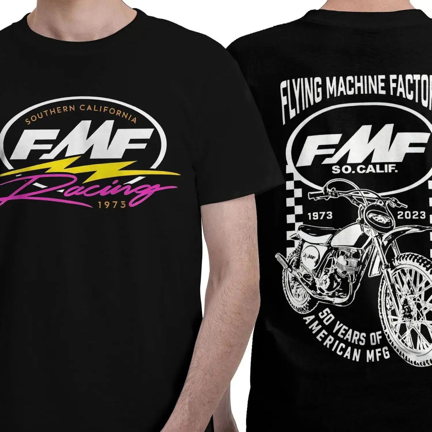 Streetwear Y2K Retro Motorcycle Pattern T-shirt