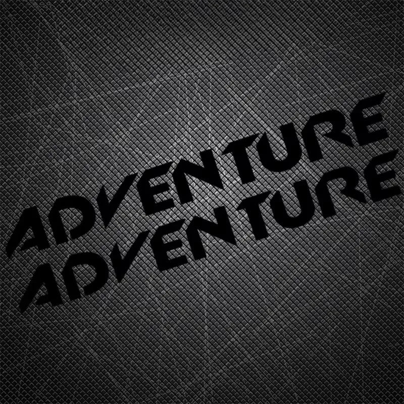Adventure Waterproof Vinyl Decals – 20 cm