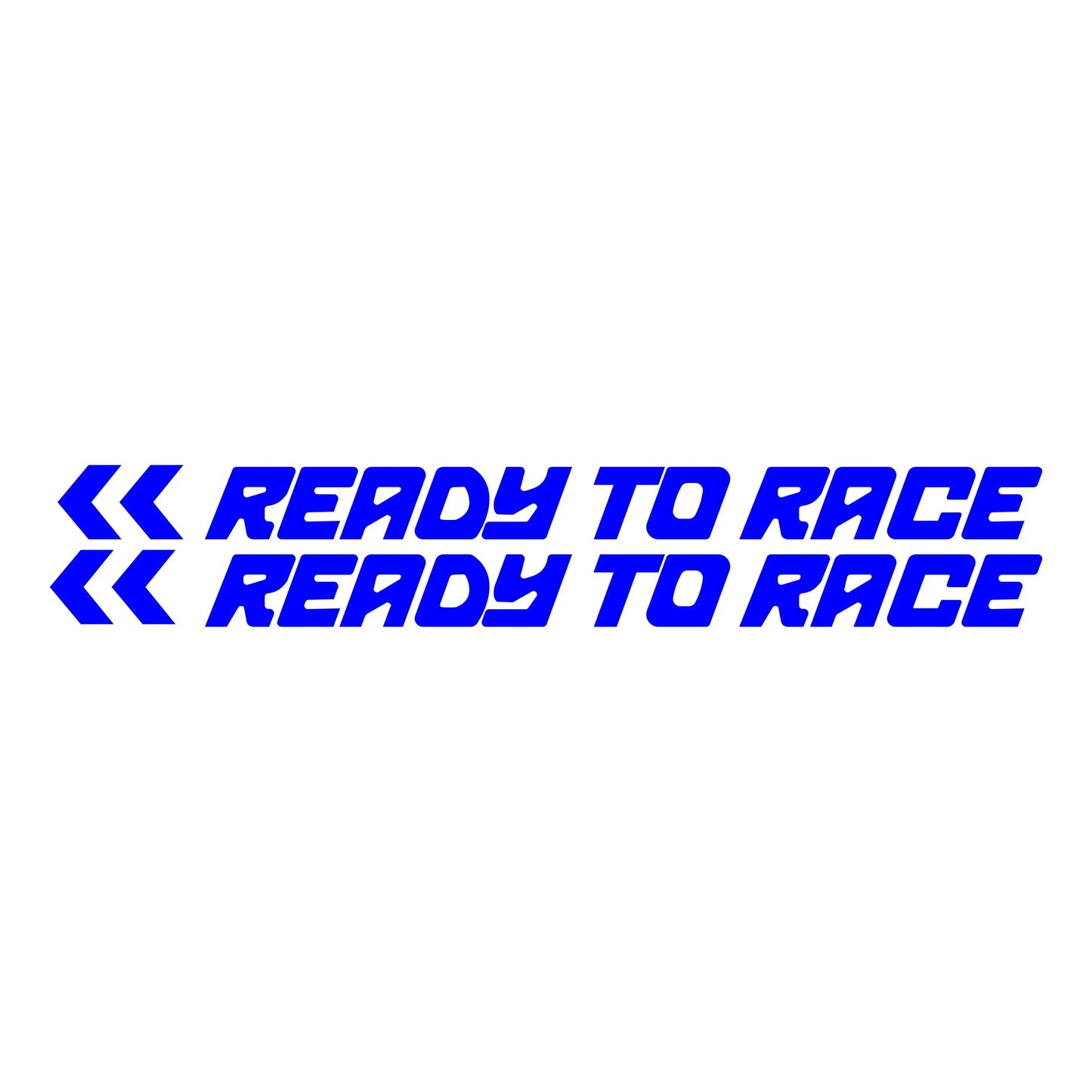 Ready To Race Motorcycle Stickers – Set of 2 PCS