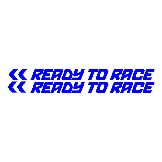 Ready To Race Motorcycle Stickers – Set of 2 PCS