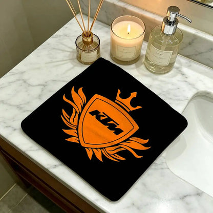 Serviette à main suspendue à motif moto – Tissu absorbant pour la cuisine et la salle de bains