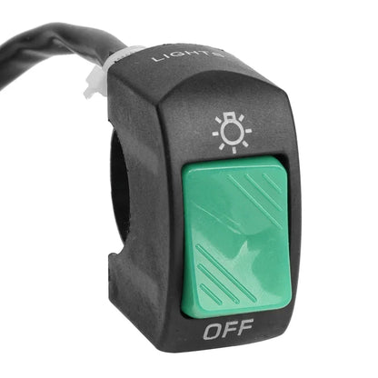 Interruptor de manillar de ENCENDIDO/APAGADO – Control universal para luz auxiliar de 22 mm