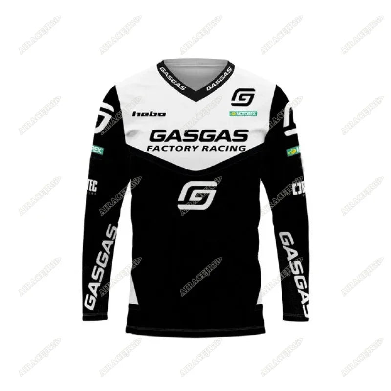 Motocross Enduro Long-Sleeve Racing Jersey – Quick-Dry Anti-UV Sublimation