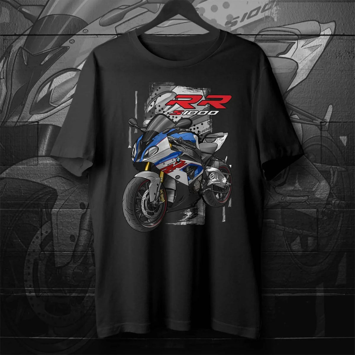 レトロ バイクグラフィック Tシャツ 綿100% 半袖 – メンズ ストリートウェア