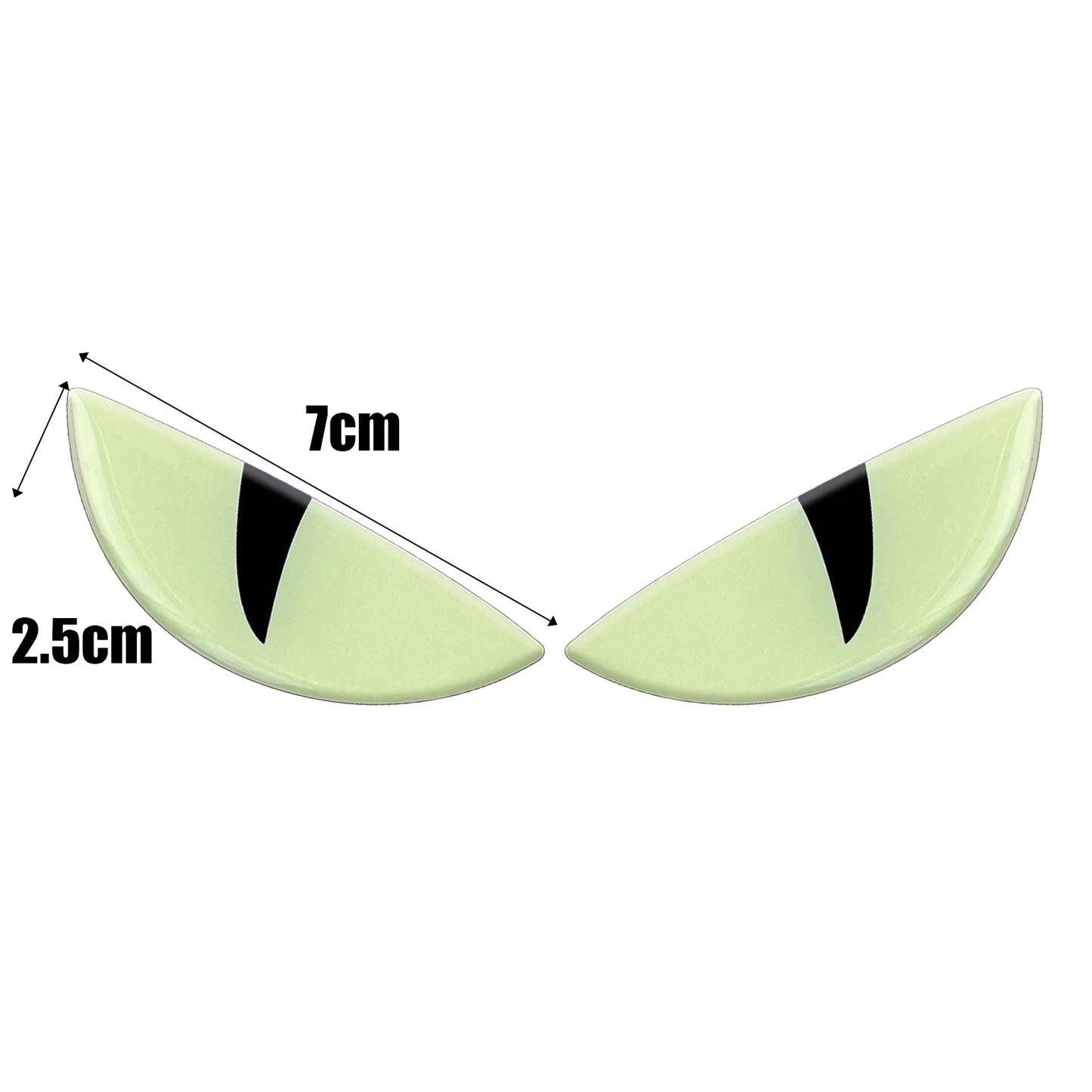 Reflective Devil's Eye Stickers for Car & Motorcycle – 1 Pair