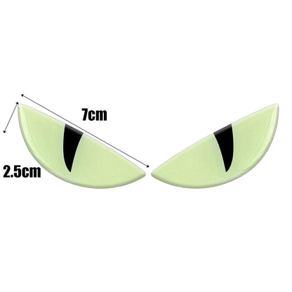 Reflective Devil's Eye Stickers for Car & Motorcycle – 1 Pair