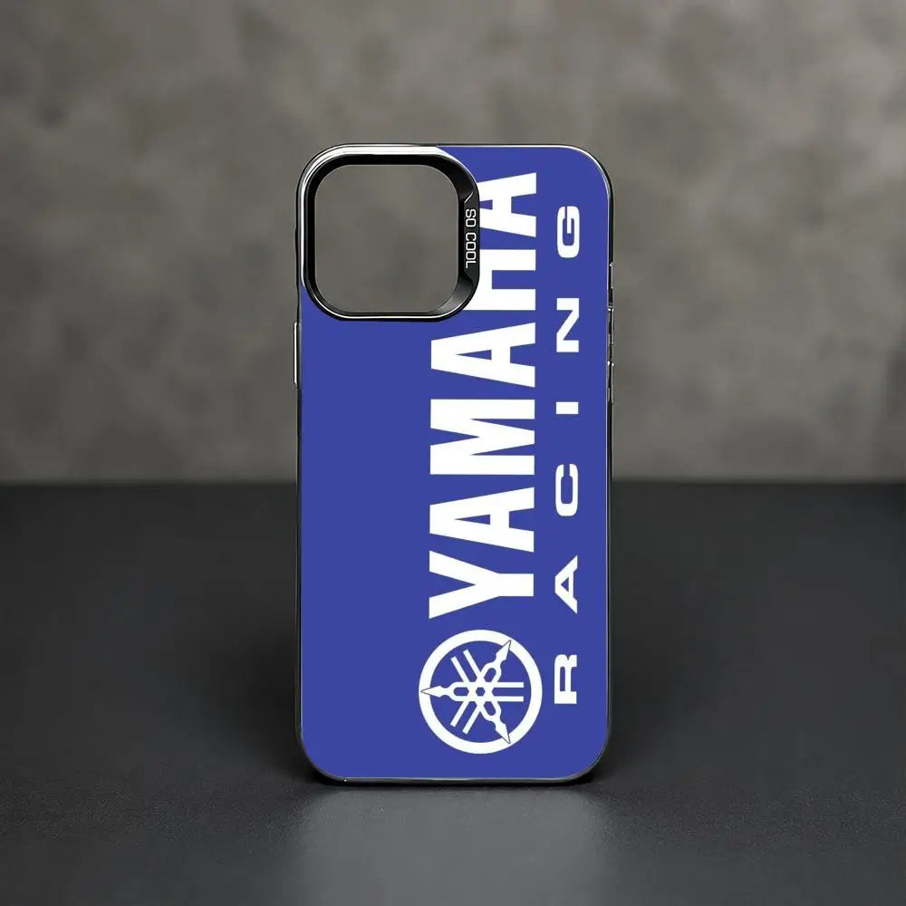 Motorcycle Graphic iPhone Case – Shockproof PC + TPU Cover