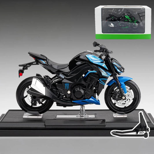 1:12 Scale Die-Cast Motorcycle Model – Z1000 Alloy Toy with Sound & Light