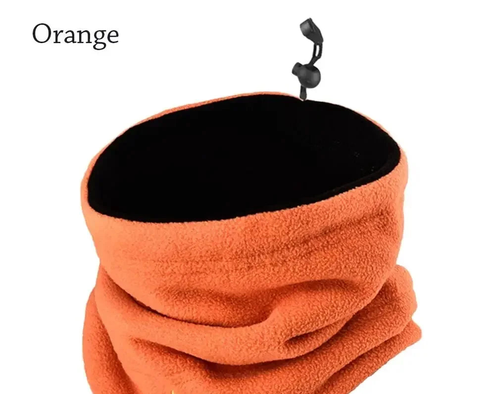 Winter Fleece Neck Gaiter – Warm Tube Scarf for Motorcycle & Outdoor