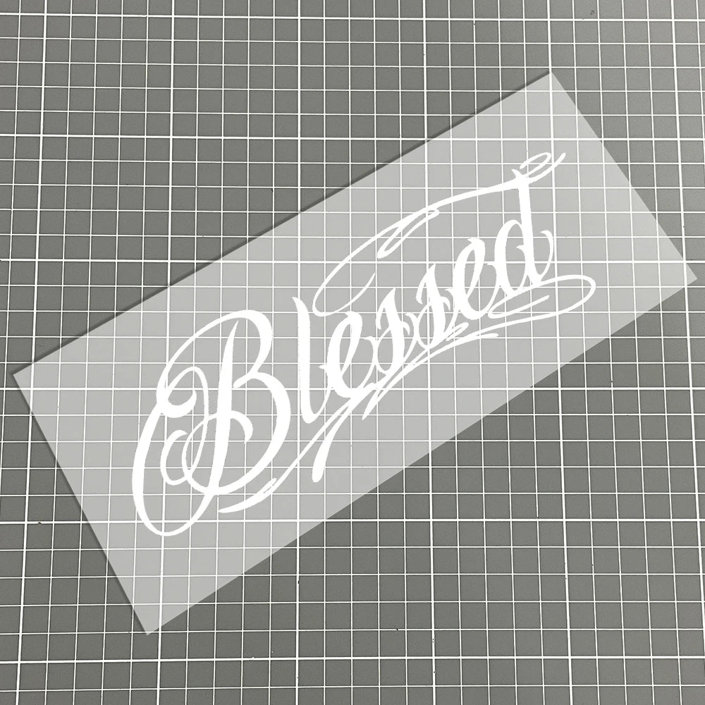 Blessed Motorcycle Sticker – Waterproof Vinyl Decal