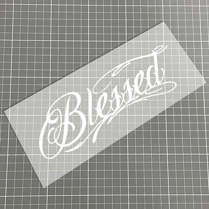 Blessed Motorcycle Sticker – Waterproof Vinyl Decal
