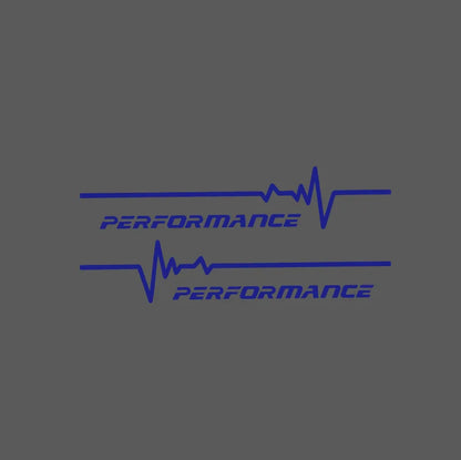 Heartbeat Vinyl Stickers – Waterproof Decals (2PCS)