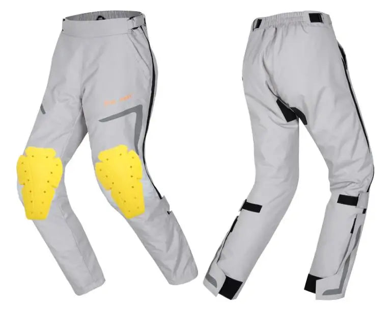 Men’s Motorcycle Riding Pants – Breathable, Fall-Proof with Detachable Protectors, 2 Colors