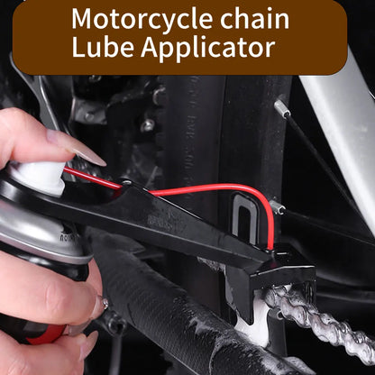 Aplicador de lubrificante para corrente de motocicleta – ferramenta de lubrificação sem sujeira