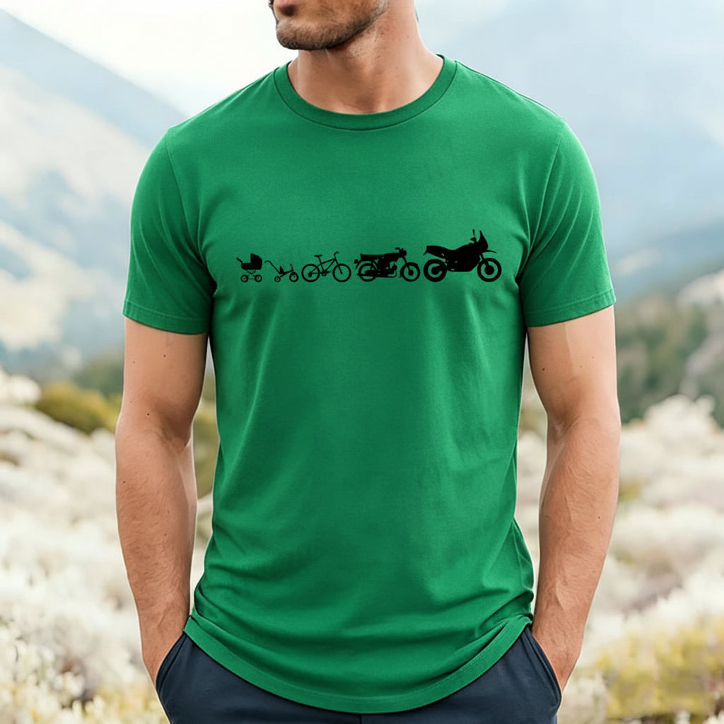 Motorcycle Motocross Graphic T-Shirt – Retro Short Sleeve Tee