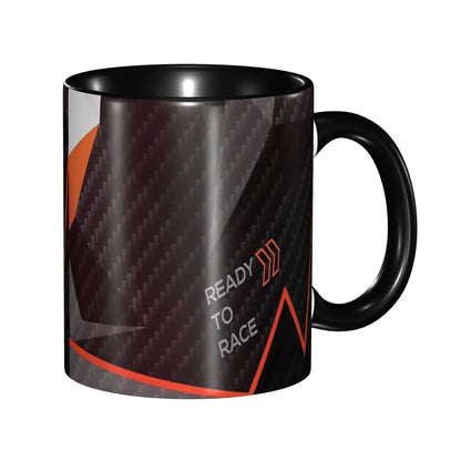 Racing Motorcycle Ceramic Coffee Mug – Biker Gift 330ml