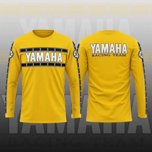 Motorsport Racing Team Long Sleeve Tee – Breathable Quick-Dry Moto Shirt