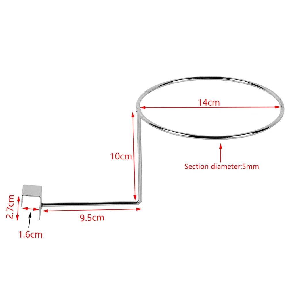 Metal Motorcycle Helmet Wall Stand – Anti-Corrosion Coated Hanger Rack