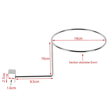 Metal Motorcycle Helmet Wall Stand – Anti-Corrosion Coated Hanger Rack