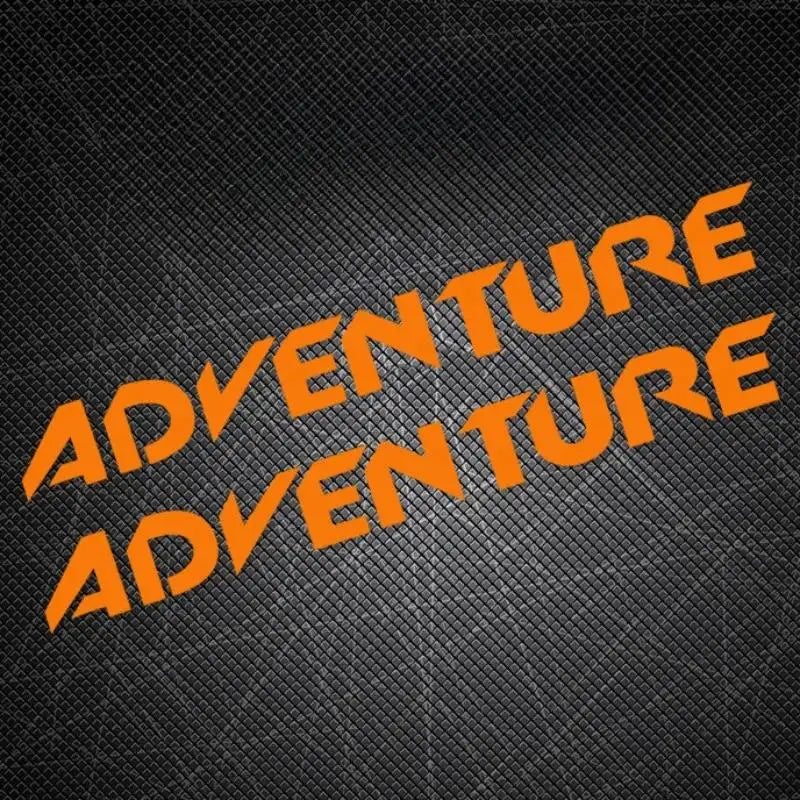 Adventure Waterproof Vinyl Decals – 20 cm