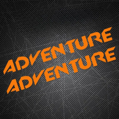 Adventure Waterproof Vinyl Decals – 20 cm