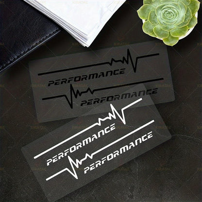 Heartbeat Vinyl Stickers – Waterproof Decals (2PCS)