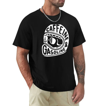 カフェイン＆ガソリン モトグラフィックTシャツ — 100%コットン | S–6XL | 11色