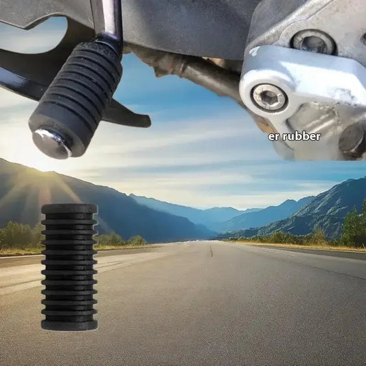 Rubber Gear Shift Lever Tip – Ribbed Replacement Peg Cover for Motorcycles