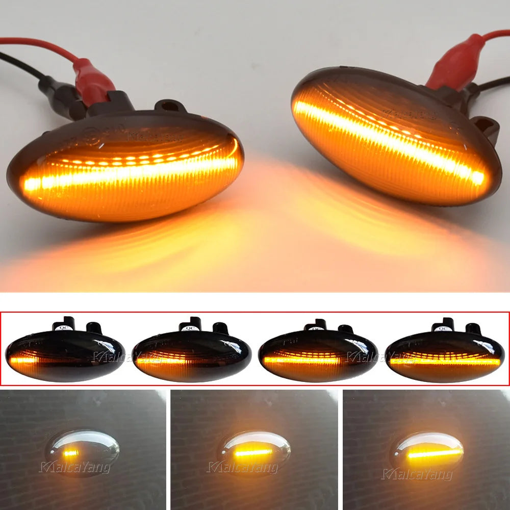Dynamic LED Fender Turn Signal Side Marker Light