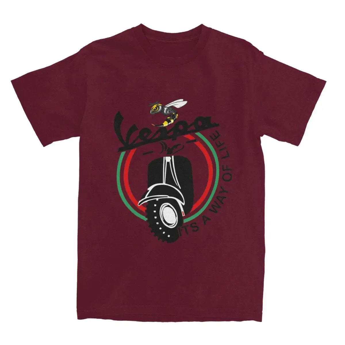 Men's Motorcycle Graphic T-Shirt – 100% Cotton S–5XL