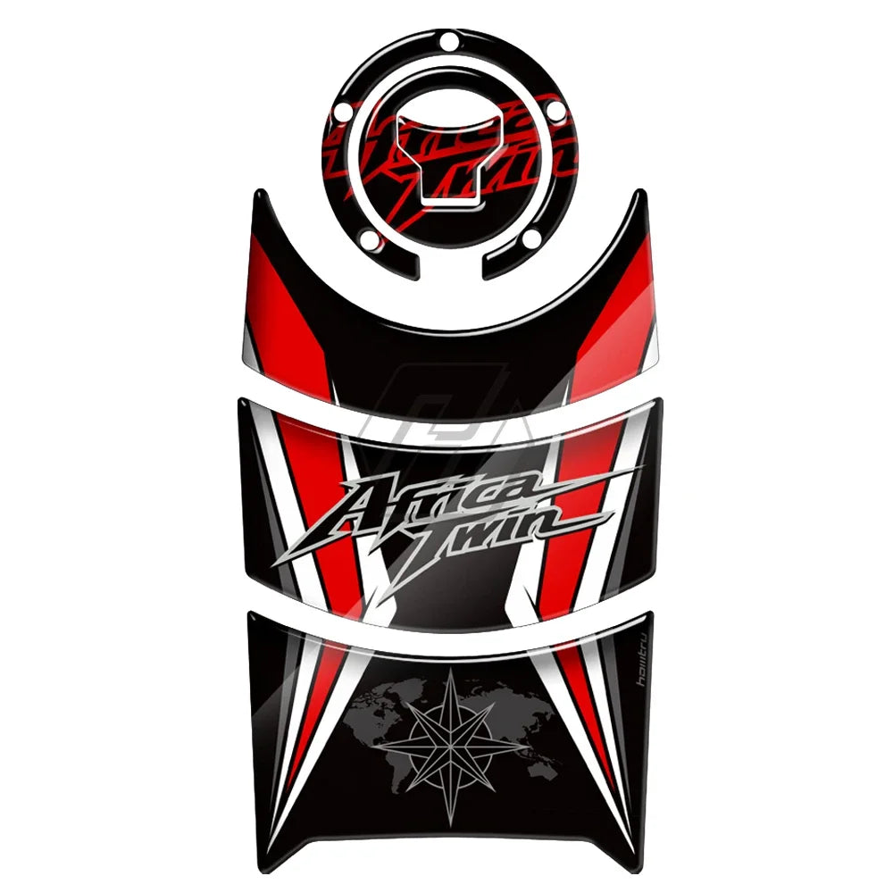 3D Motorcycle Tank Pad Protector – Fuel Gas Cap Sticker