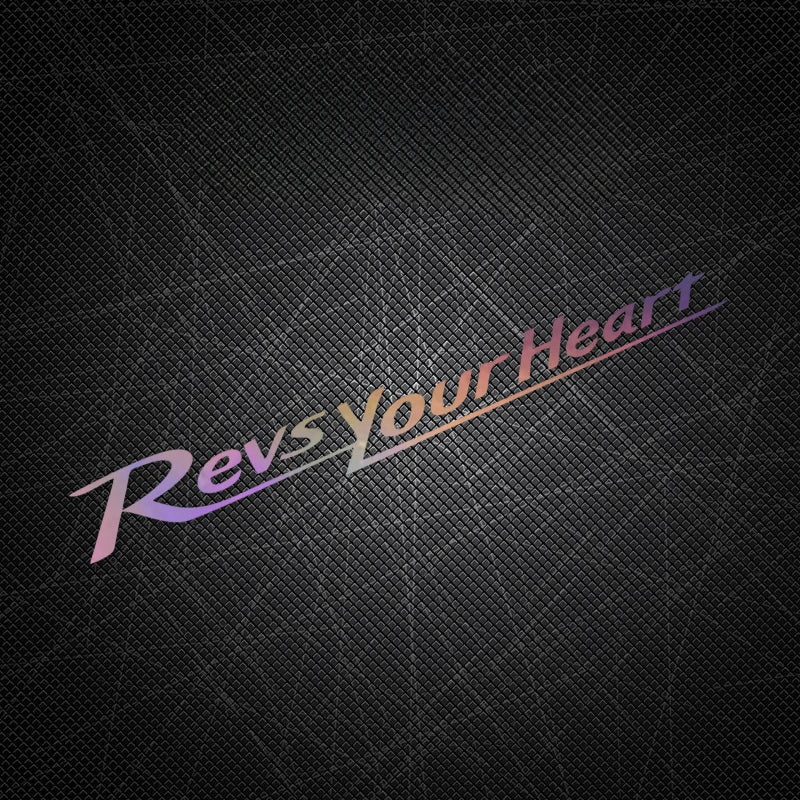Revs Your Heart Motorcycle Sticker – Waterproof PVC Decal