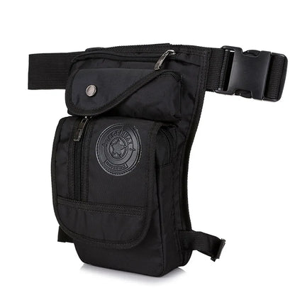 Nylon Tactical Drop Leg Bag – Multi-Pocket Hip & Thigh Pack for Riding
