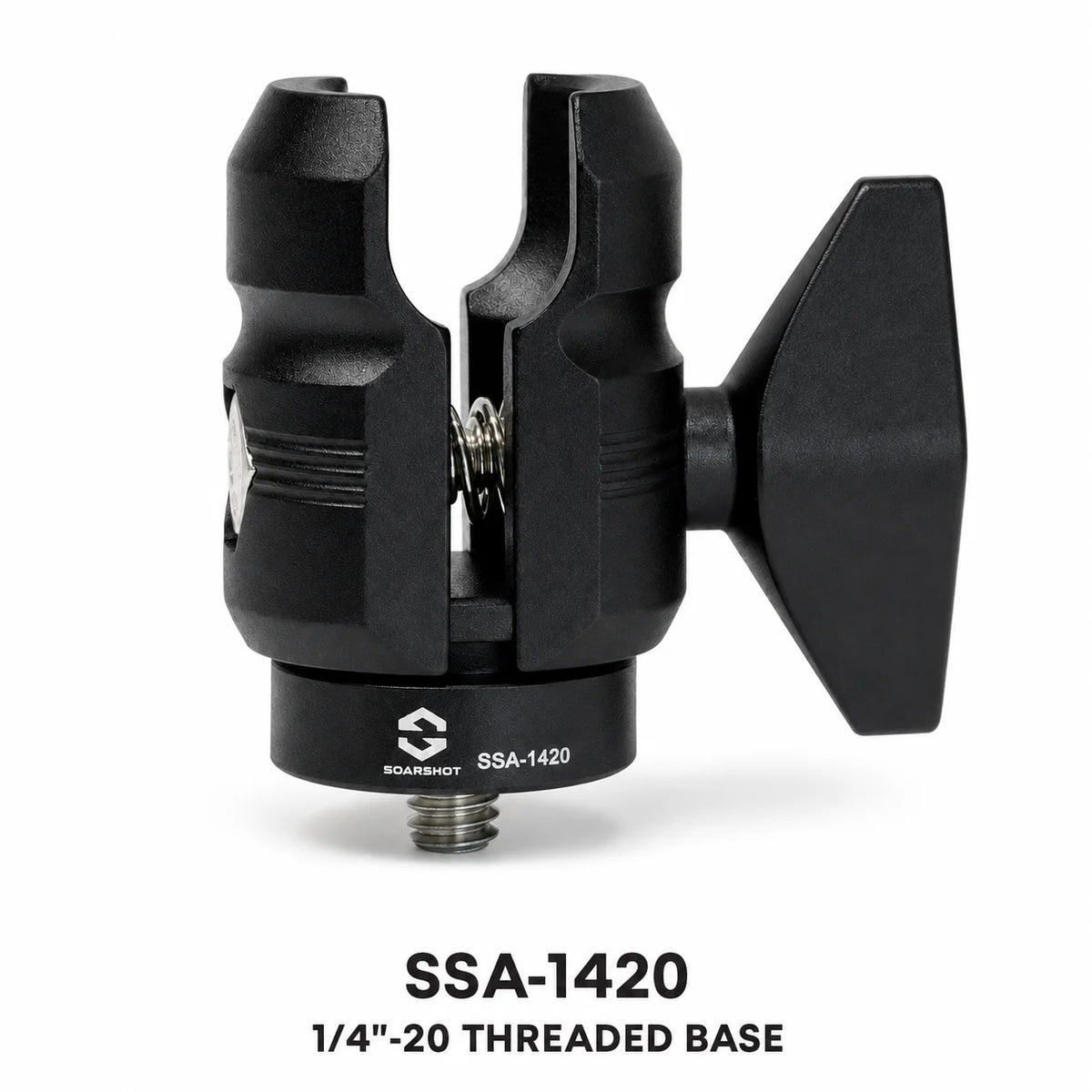 1-Inch Ball Handlebar Clamp Mount with Single Socket Arm